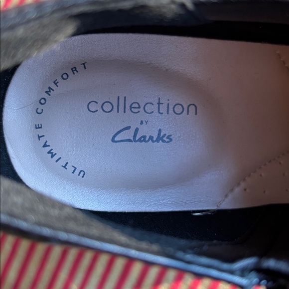 Clark’s sleek Black leather Ankle Booties Stiletto - Picture 5 of 8